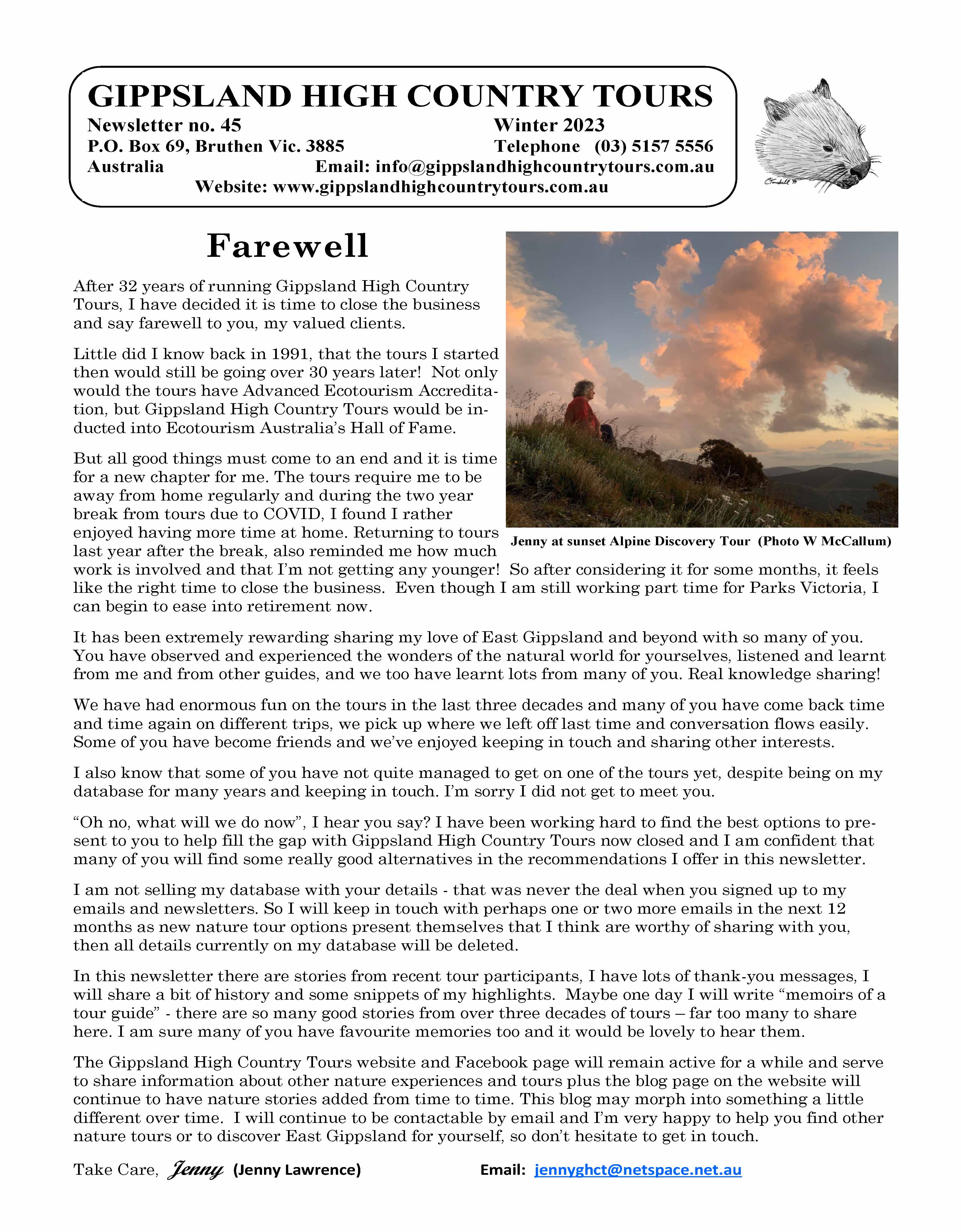 Ghct Newsletter 45 Winter 2023 final Page 01
